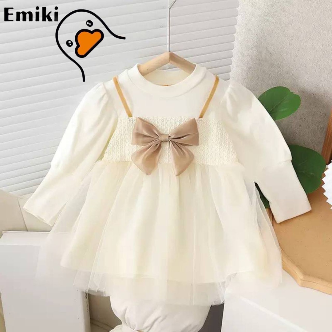 Нарядное платье Emiki бежевый