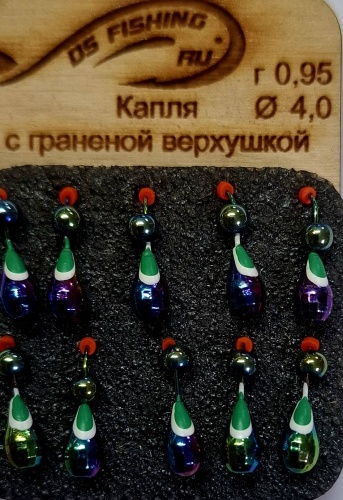 Мормышка DS Fishing 095040 1 шт 4 мм Мультиколор