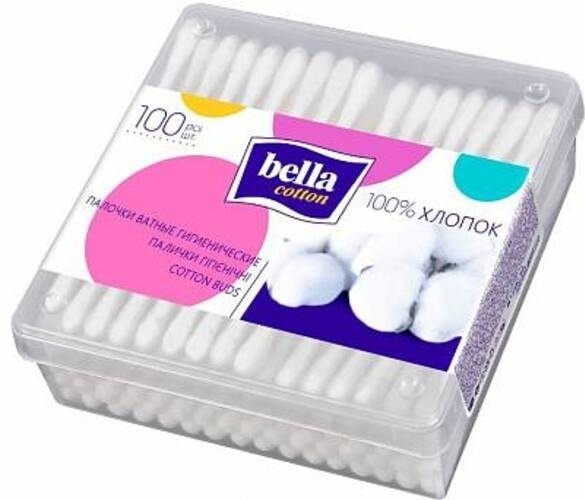 Bella ватные палочки Cotton 100 шт
