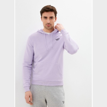 Толстовка Reebok Identity French Terry Logo фиолетовый