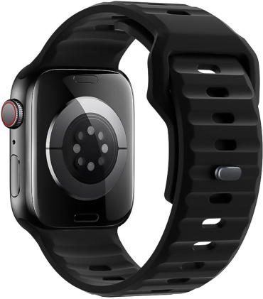 Ремешок BOGEMA для Apple Watch Series 4, Watch Series 5, Watch Series 6, Watch Series 7, Watch Series 8, Watch SE, Watch SE 2nd Gen, Watch SE 3, Watch Series 9 черный
