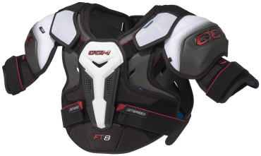 CCM Нагрудник JETSPEED FT 8 взрослый черный, белый M