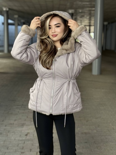 Зимняя куртка Miss Lynx серый