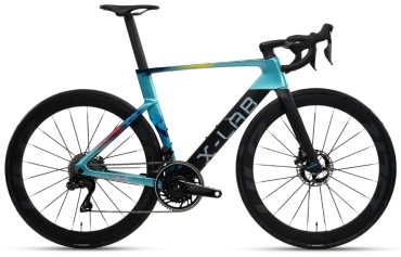 Велосипед X-LAB AD9 DI2 2026 19.5 дюймов черный-голубой