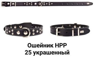 Ошейник для прогулки M черный