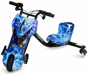 EcoWheels Дрифт скутер с круглой рамой мультиколор, голубой