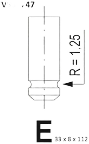 BGA клапан V537747