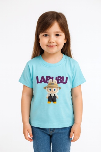 Футболка Seker Labubu голубой