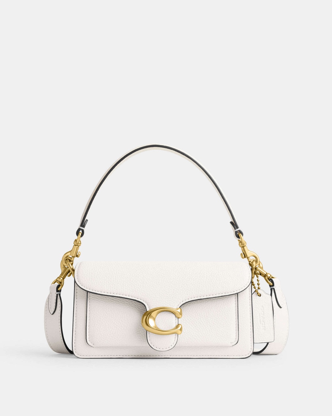 Сумка кросс-боди Coach зернистая кожа белый