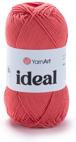 Моток YarnArt Пряжа Идеал хлопок Ideal cotton 236 коралловый 170 м 50 г