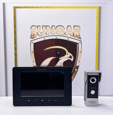 Sunqar видеодомофон Проводной видеодомофон дисплей 7" V70H-M4 черный