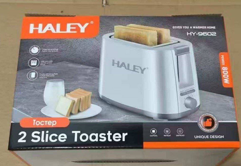 Тостер Haley HY-9602 серебристый