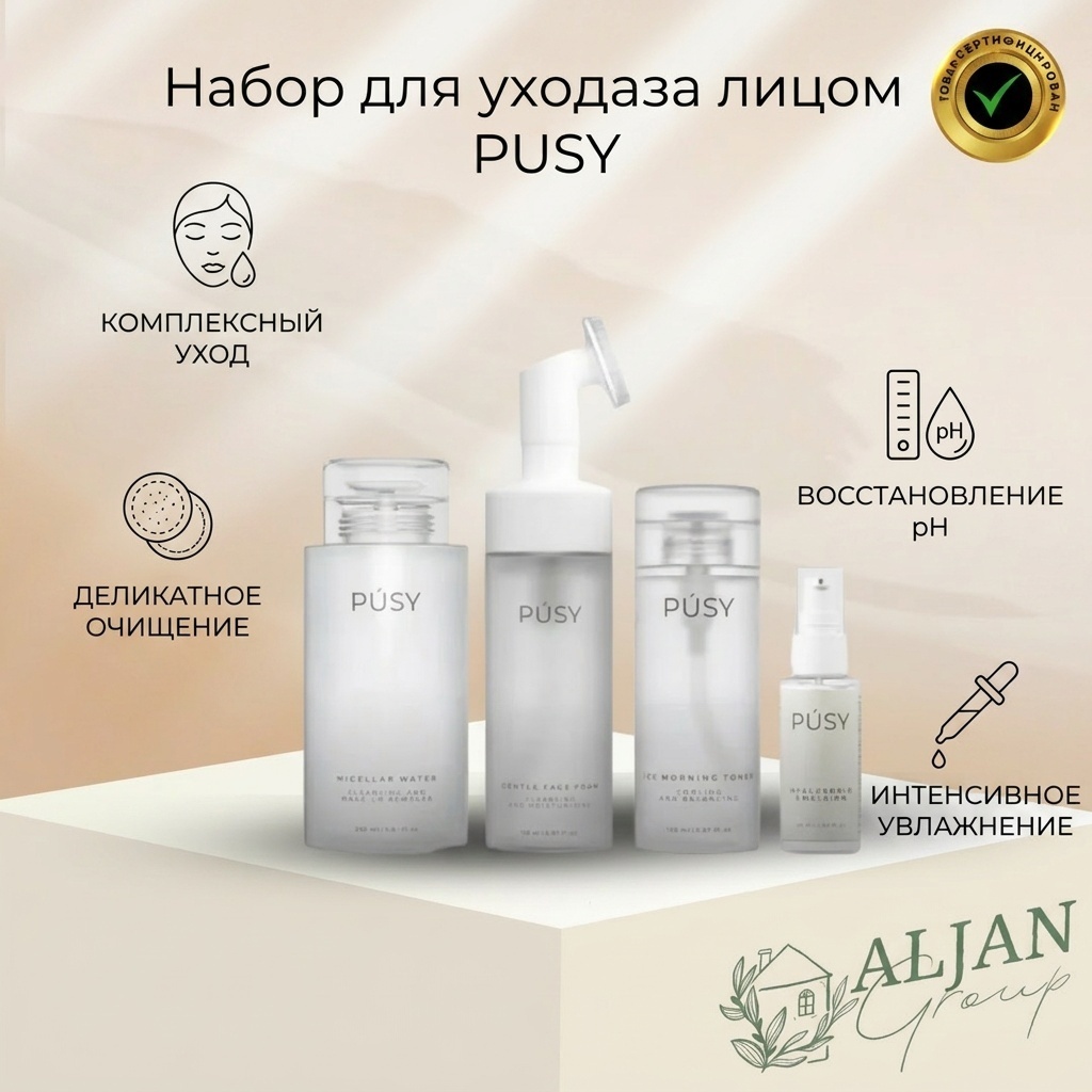 Aljan набор PUSY набор по уходу за лицом для женщин