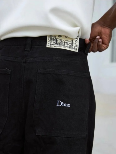 Джинсы прямые DIME черный