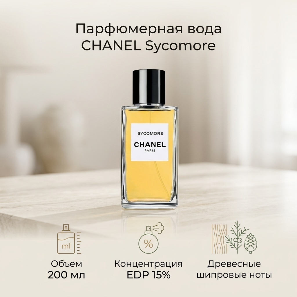 CHANEL Sycomore парфюмерная вода EDP 200 мл, унисекс