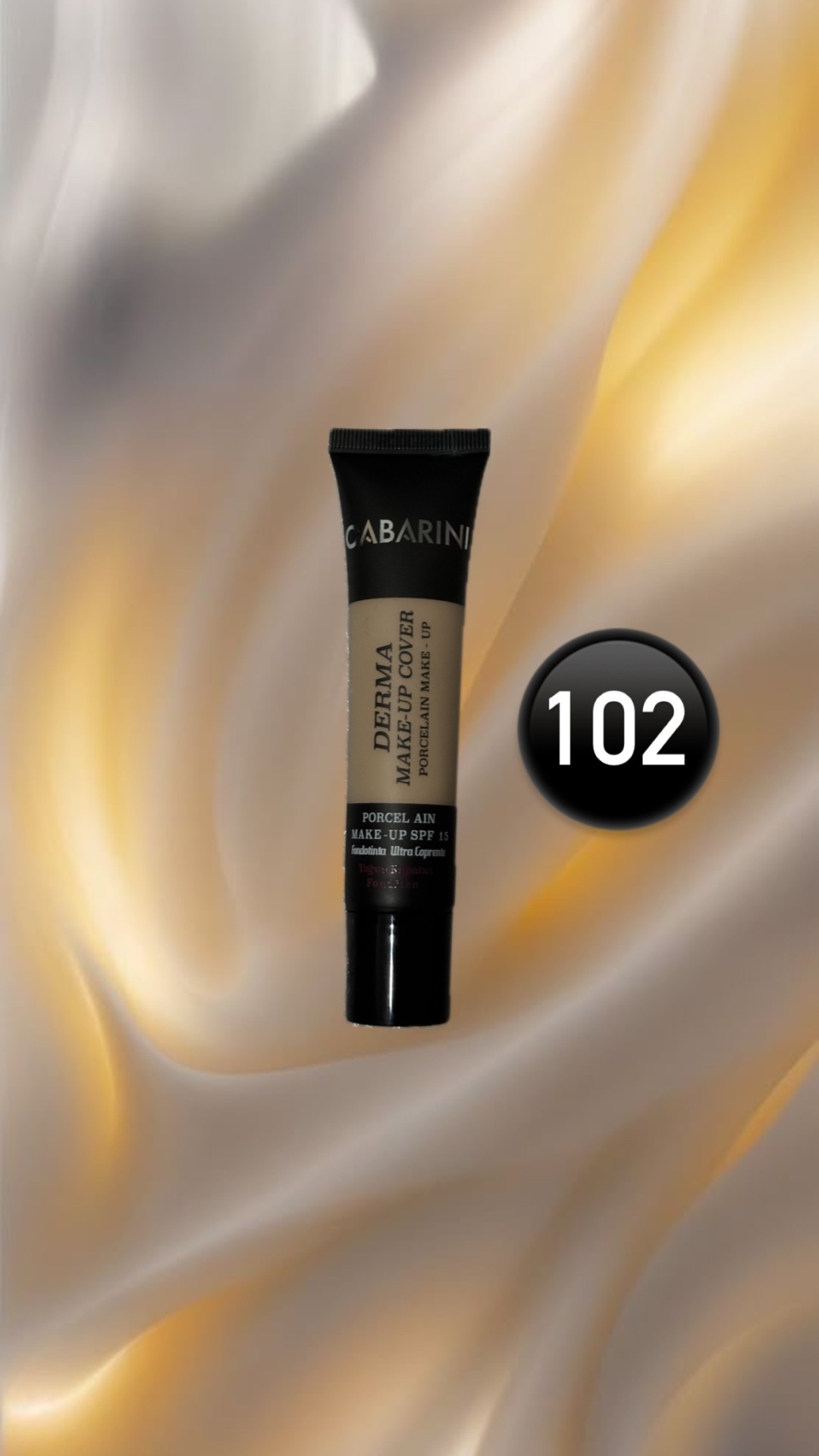 Cabarini Derma Make-up Cover SPF15 тональный крем 102 40 мл