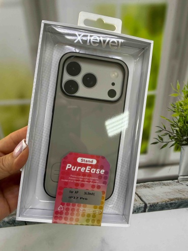 Чехол X-LEVEL для Apple iPhone 17 Pro серый