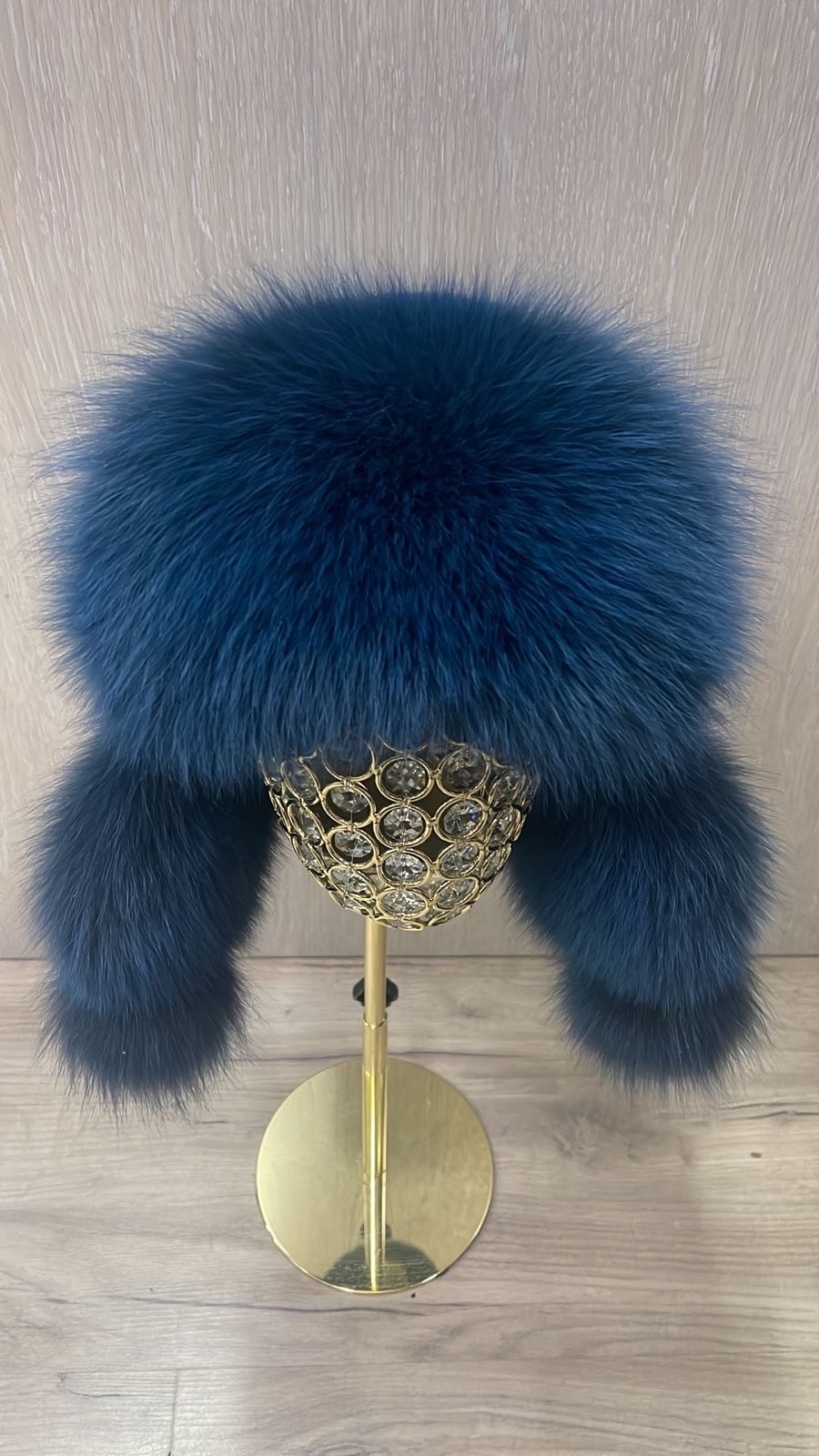Ушанка SemiFur размер 56, 57, 58, 59, морская волна