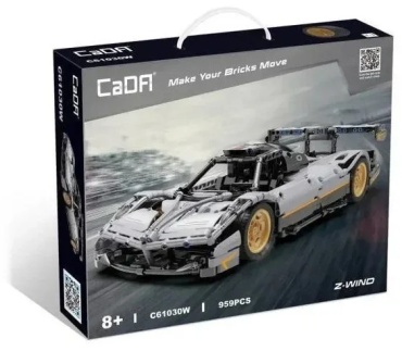 Конструктор CaDa Technic спортивный автомобиль Z-Wind C61030W, деталей 959 шт