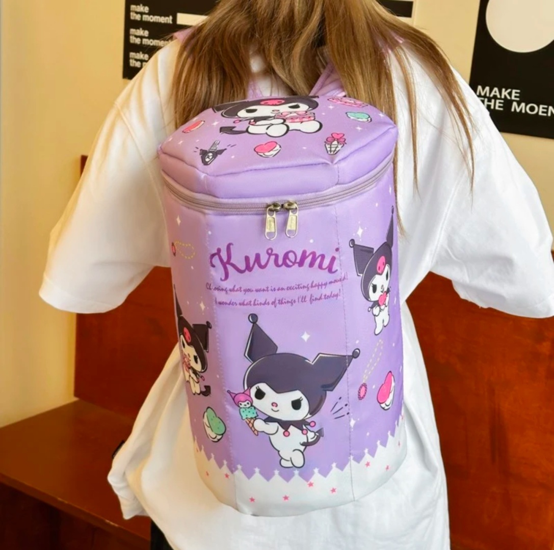 Рюкзак Kuromi текстиль фиолетовый