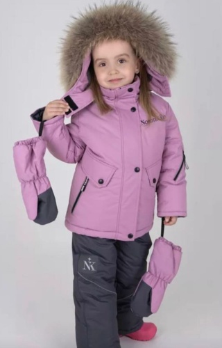 Комплект с комбинезоном NORDTEX KIDS сиреневый