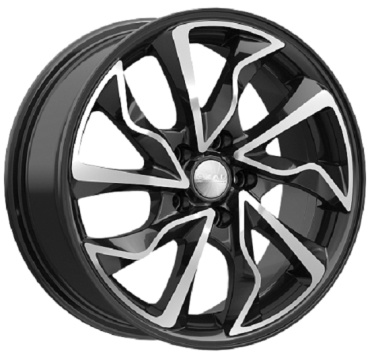 SKAD Marseille 7x17/5x114.3 D67.1 ET50 4 диска черный