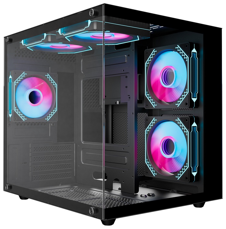 Корпус Wintek Aquarium H101-B TG черный