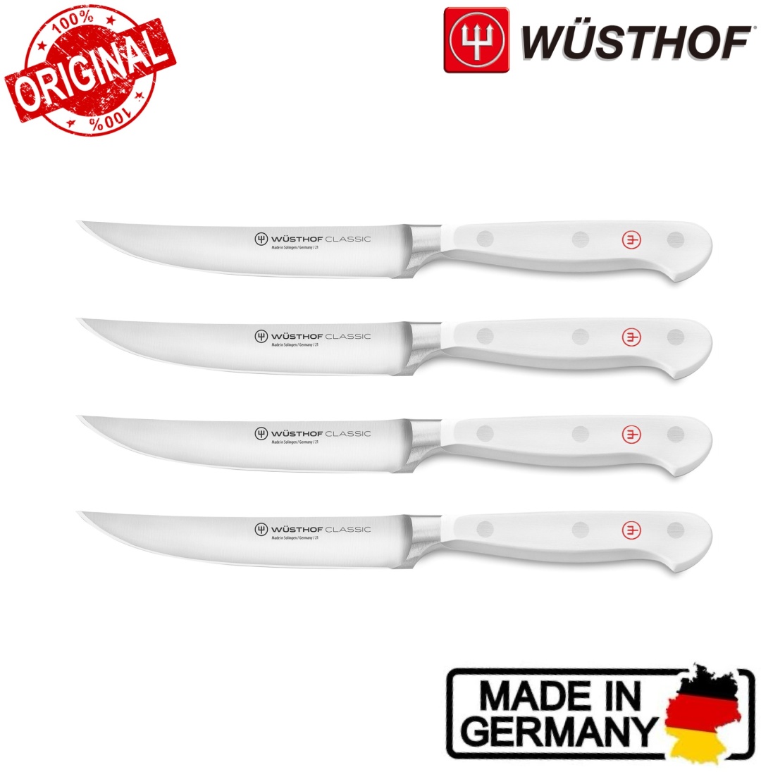 Набор ножей WUSTHOF Classic Steak, лезвие: углеродистая сталь 4 шт