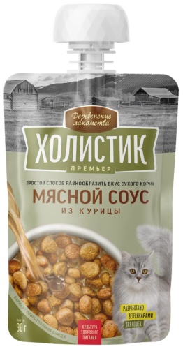 Деревенские лакомства соус курица 90 г 1 шт