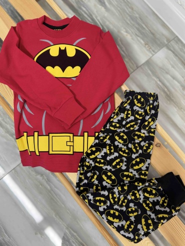 Пижама Batman Batman черный, красный
