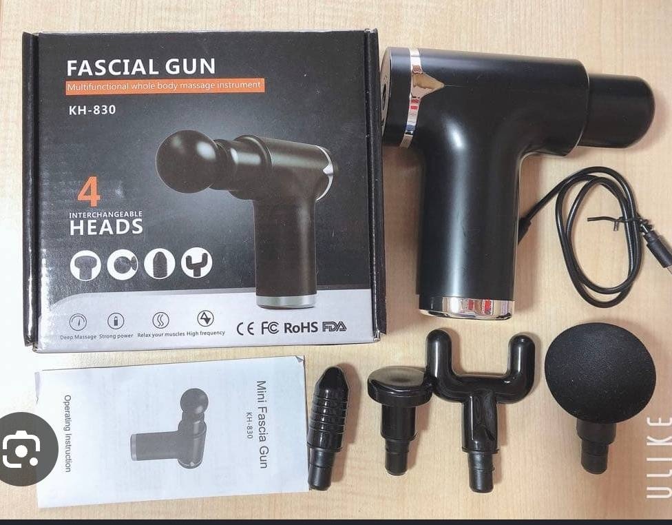 Массажер Fascial Gun KH-830 массажный пистолет перкуссионный, вибрационный