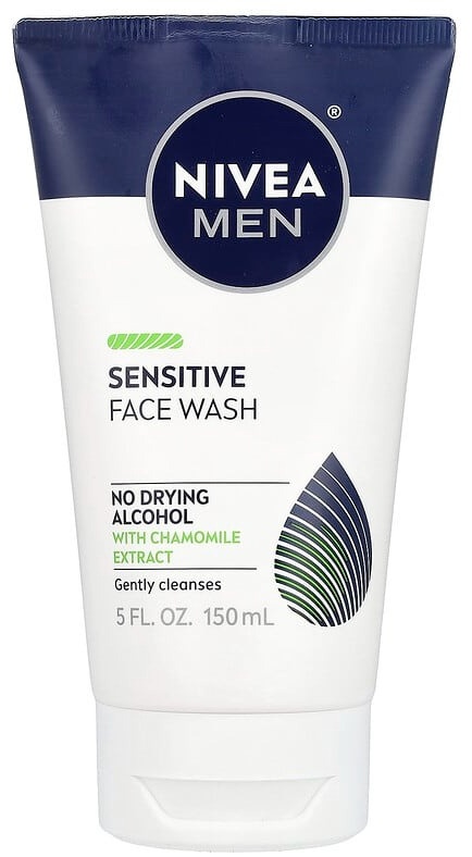NIVEA Увлажняющий гель для чувствительного лица и бороды для мужчин, 50 мл гель после бритья 50 мл