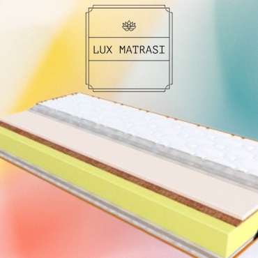 Матрас LUX MATRASI S PPU 4 Cocosa 2 memory 22, 150x180x22 см