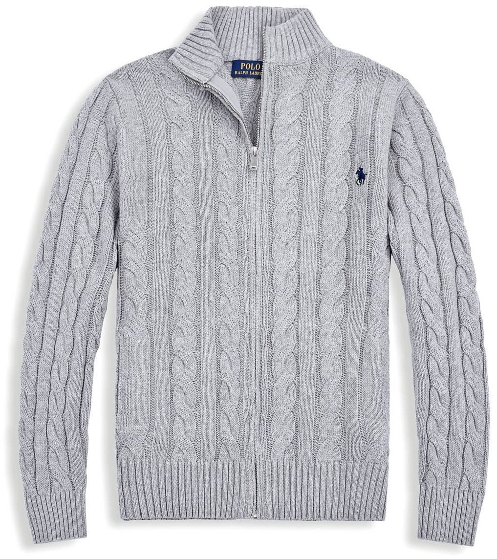 Кардиган Polo серый