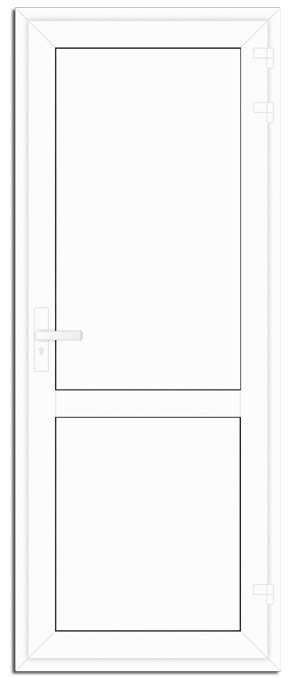 Дверь балконная левая 200x80 см