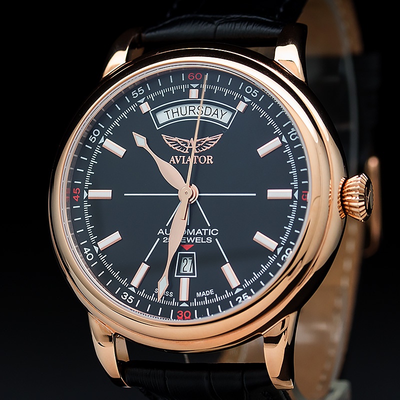 Механические Aviator Asia V.3.20.2.146.4 нержавеющая сталь