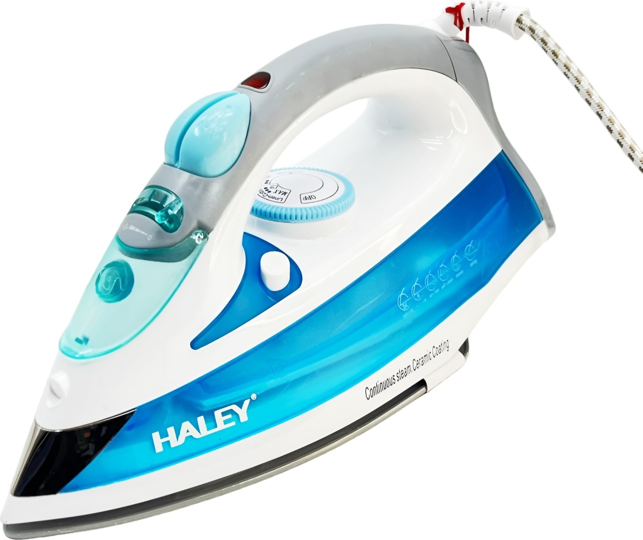 Утюг Haley HY-2028 белый, голубой