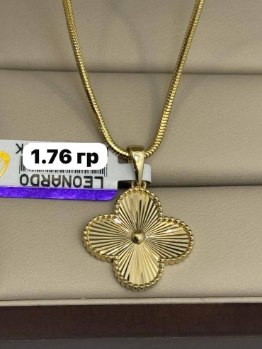 Подвеска BAQ BRAND 4888521 вес 1.76 г золото, без вставок