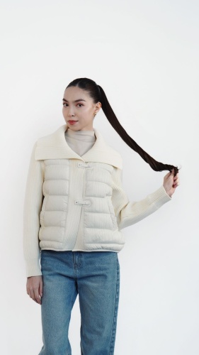 Демисезонная куртка Sollo Collection айвори