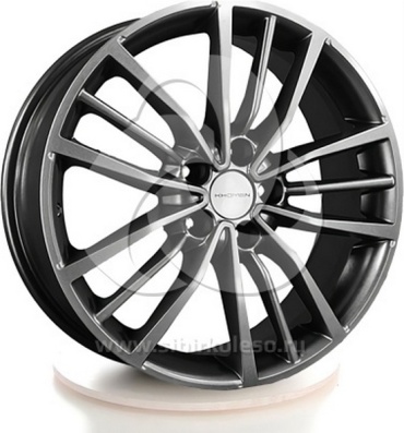 KHOMEN 1812 GRAY 65.1 7x18/5x108 D65.1 ET36 4 диска черный, серебристый, графит
