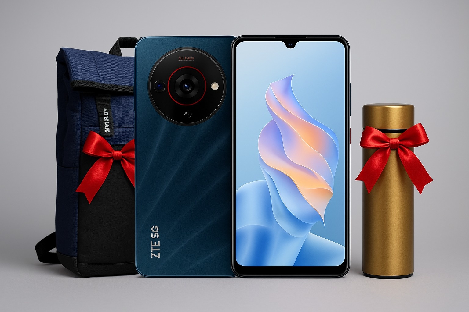 Смартфон ZTE Blade A76 5G 4 ГБ/128 ГБ черный + подарок