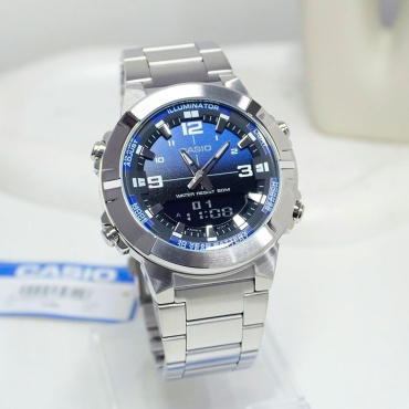 Кварцевые CASIO AMW-870DA-2A1VDF нержавеющая сталь