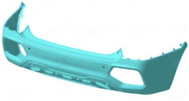Бампер 30293150_745183440 для JAC S3 Pro 2022-2024
