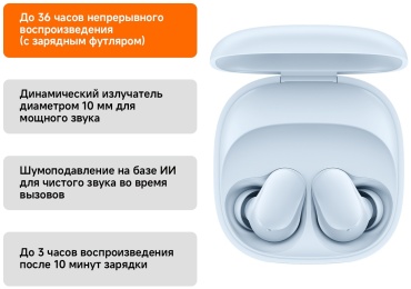 Наушники REDMI Buds 6 Play синий