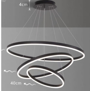 Люстра потолочная HOME LED, кол-во ламп: 3 шт