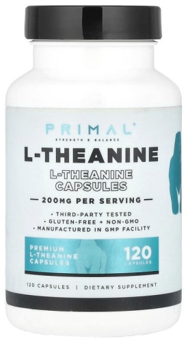Аминокислота PrePrimal L-теанин, 200 мг нейтральный