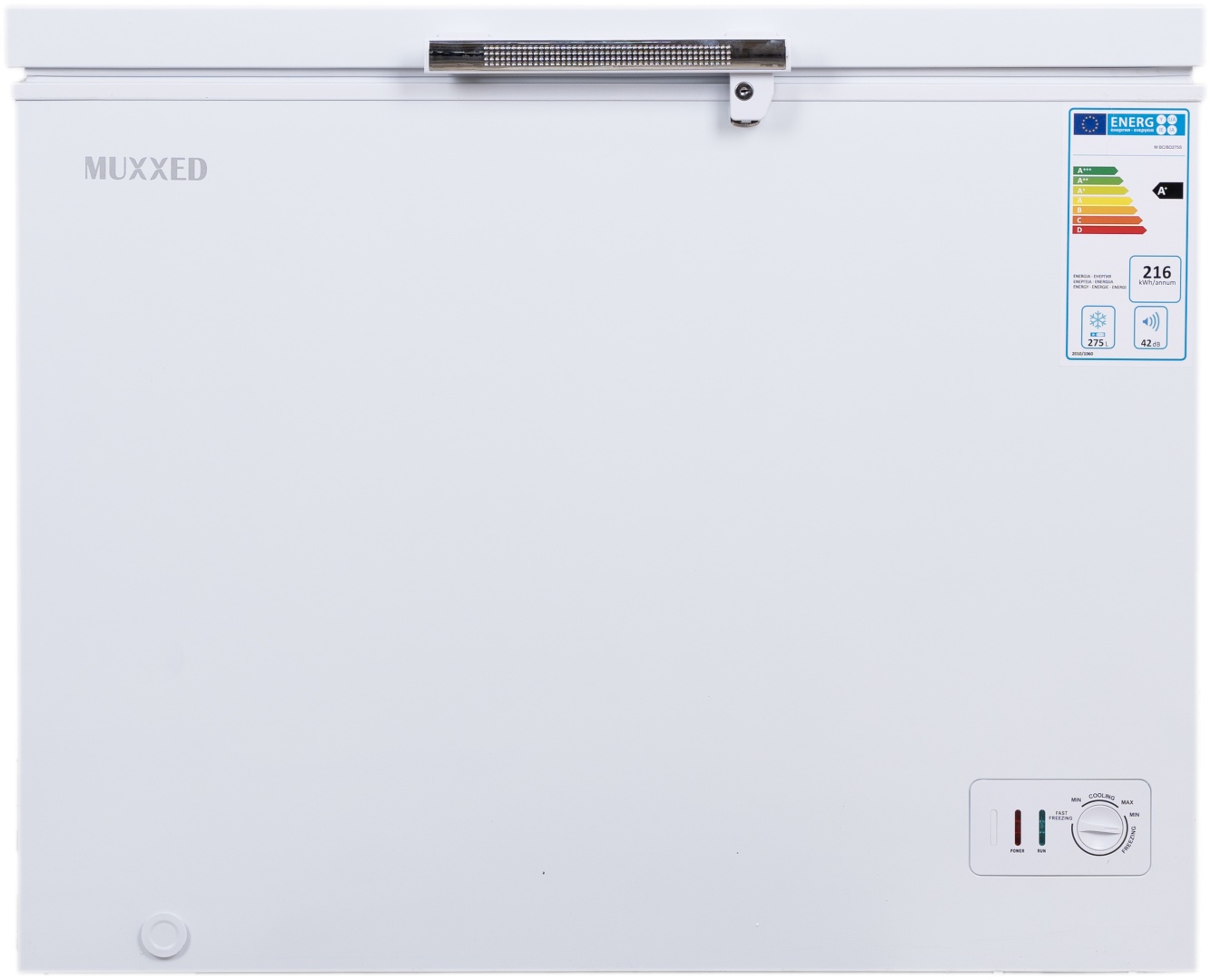 Морозильник Muxxed M BC/BD 275 AS 275 л белый