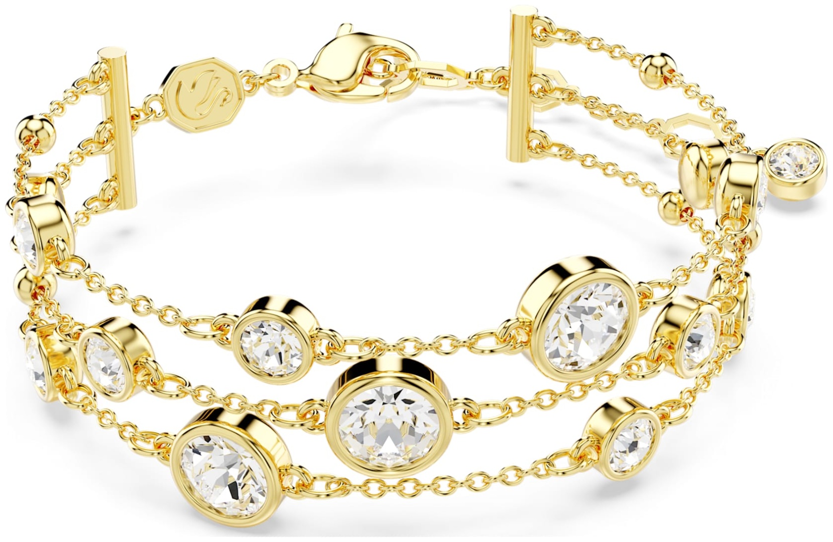 Swarovski длина 17 см ювелирный сплав, кристаллы Swarovski