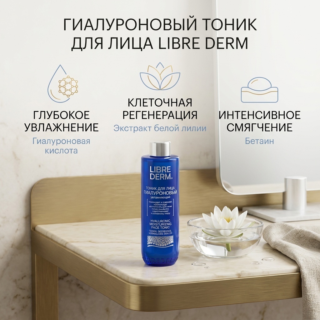 Librederm тоник Гиалуроновый 200 мл