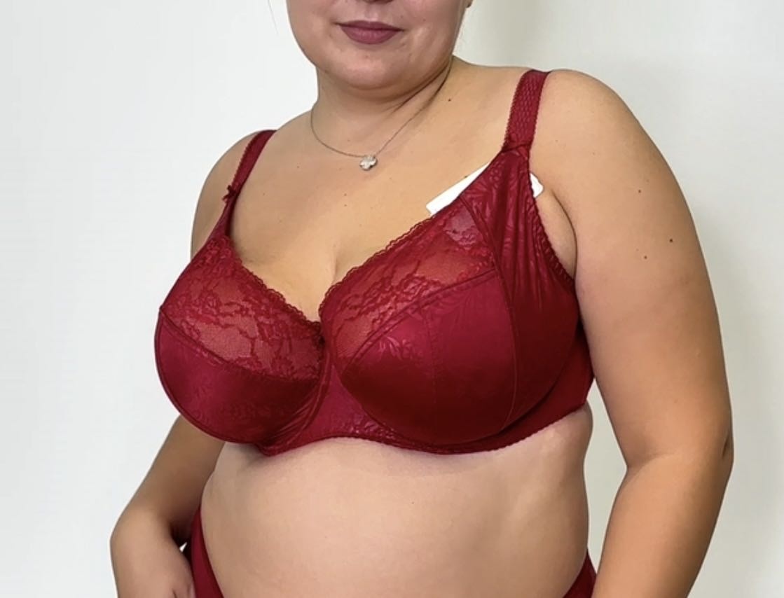 Бюстгальтер мягкая чашка AVA Lingerie бордовый